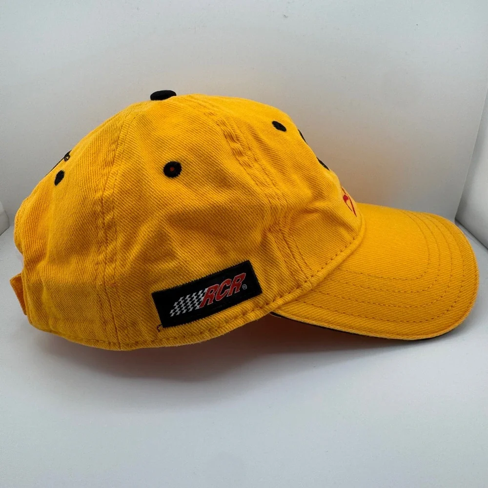 CAT Racing Baseball Cap Unisex OSFM Yellow Good RCR NASCAR Jeff Burton 31 Hat